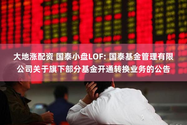 大地涨配资 国泰小盘LOF: 国泰基金管理有限公司关于旗下部分基金开通转换业务的公告